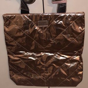 Rose gold Victoria secret bag